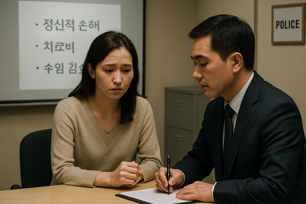 강제추행과 피해 배상