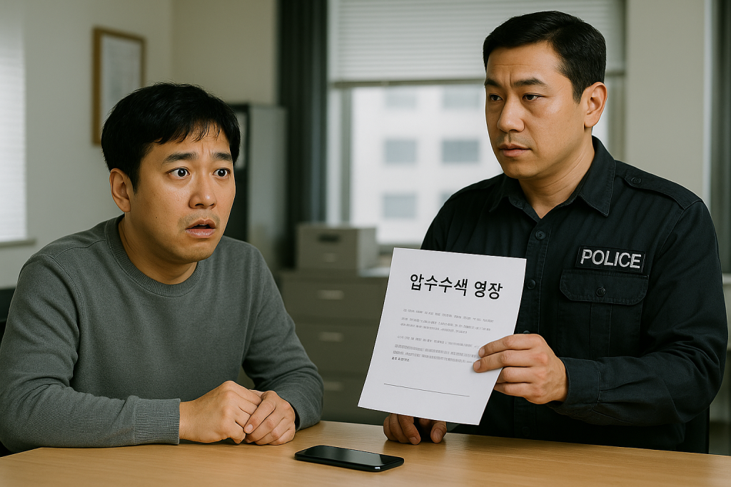 성범죄 휴대폰 압수수색