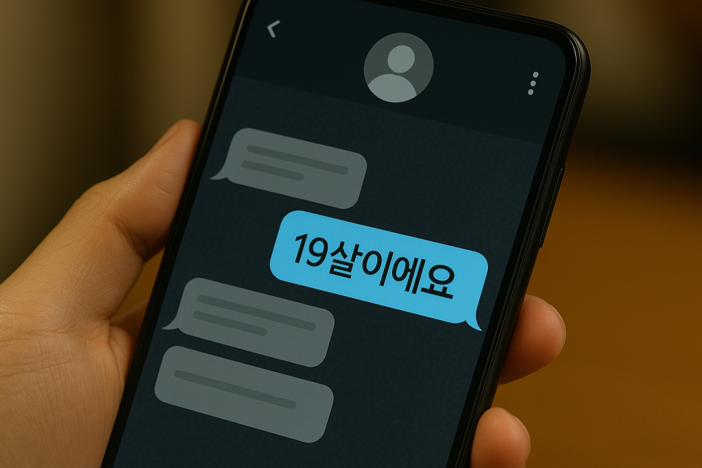 조건만남 어플로 만난 상대가 미성년자