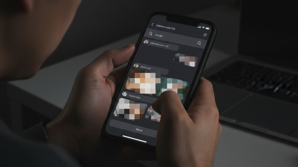 랜덤채팅 통매음