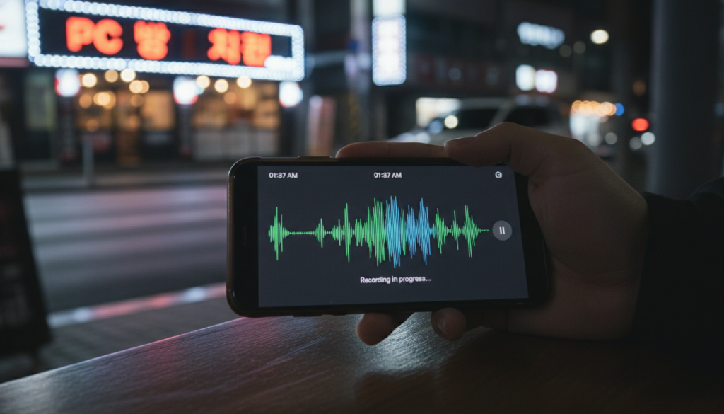 회식자리 성추행