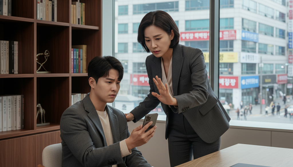 성매매 단속 협박 전화